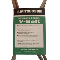 Mitsuboshi Super KB Standard V-Belt 0.5 in. W X 24 in. L For Riding Mowers