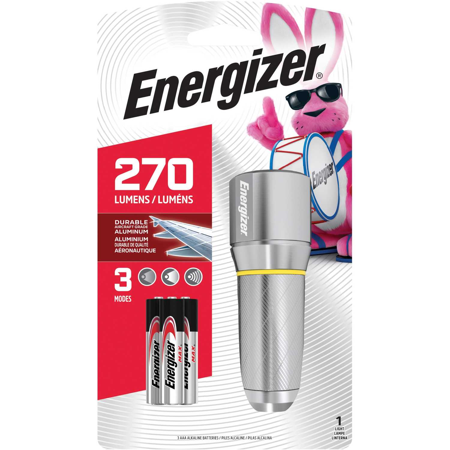 Energizer 250 lumens Gray LED Flashlight AAA Battery Ace Hardware