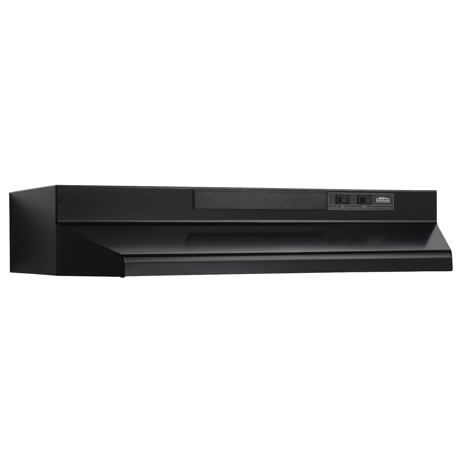 Broan-NuTone 30 in. W Black Convertible Range Hood Uae Electronic uaeelectronic.com