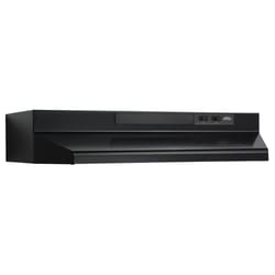 Broan-NuTone 30 in. W Black Convertible Range Hood