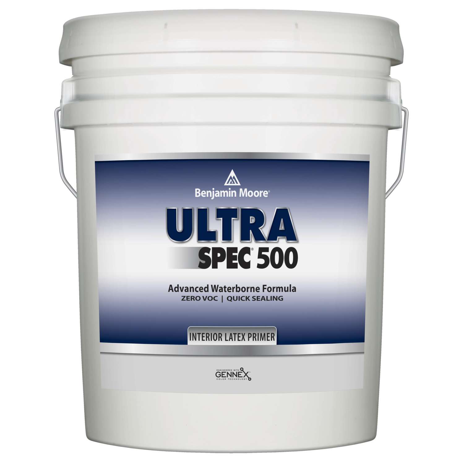 Benjamin Moore Ultra Spec White Flat Acrylic Copolymer Primer 5 gallon