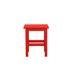 Durogreen Red Square HDPE Classic Side Table