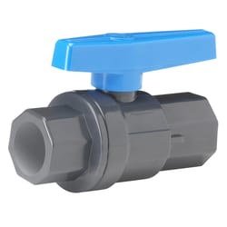 Homewerks 2 in. PVC Slip Ball Valve Full Port Quarter-Turn Lever For Non-Potable Water