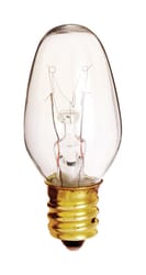 Satco 7 W C7 Nightlight Incandescent Bulb E12 (Candelabra) Soft White 2 pk