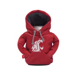 Puffin Drinkwear Red Polyester Washington State University Hoodie Can Holder