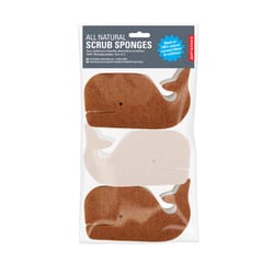 Kikkerland Delicate, Light Duty Scrubber Sponge For Kitchen 5.7 in. L 3 pk