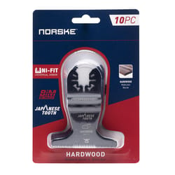 Norske Uni-Fit 2-3/4 in. Bi-Metal Japanese Tooth Flush Cut Blade Hardwood 10 pk