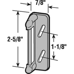 Prime-Line 2-5/8 in. L Silver Aluminum Screen/Storm Door Strike 1 pc