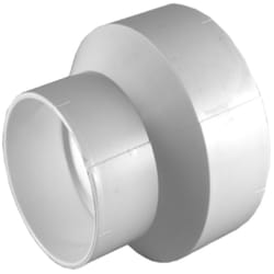 Charlotte Pipe 4 in. Hub X 3 in. D Hub PVC Reducer 1 pk