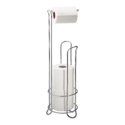 Toilet Paper Holder Stand, Free Standing Toilet Paper Holder for Jumbo  Mega, Stainless Steel Chrome Finish Toilet Paper Roll Holder, Housen  Solutions