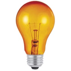 Westinghouse 25 W A19 A-Line Incandescent Bulb E26 (Medium) Amber 1 pk