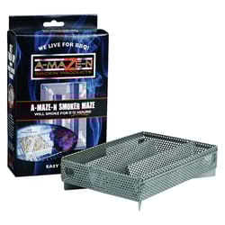 A-MAZE-N Stainless Steel Pellet Smoker Box 8 in. L X 3 in. W For Weber
