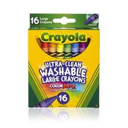 Crayola Washable Assorted Color Crayons 16 pk