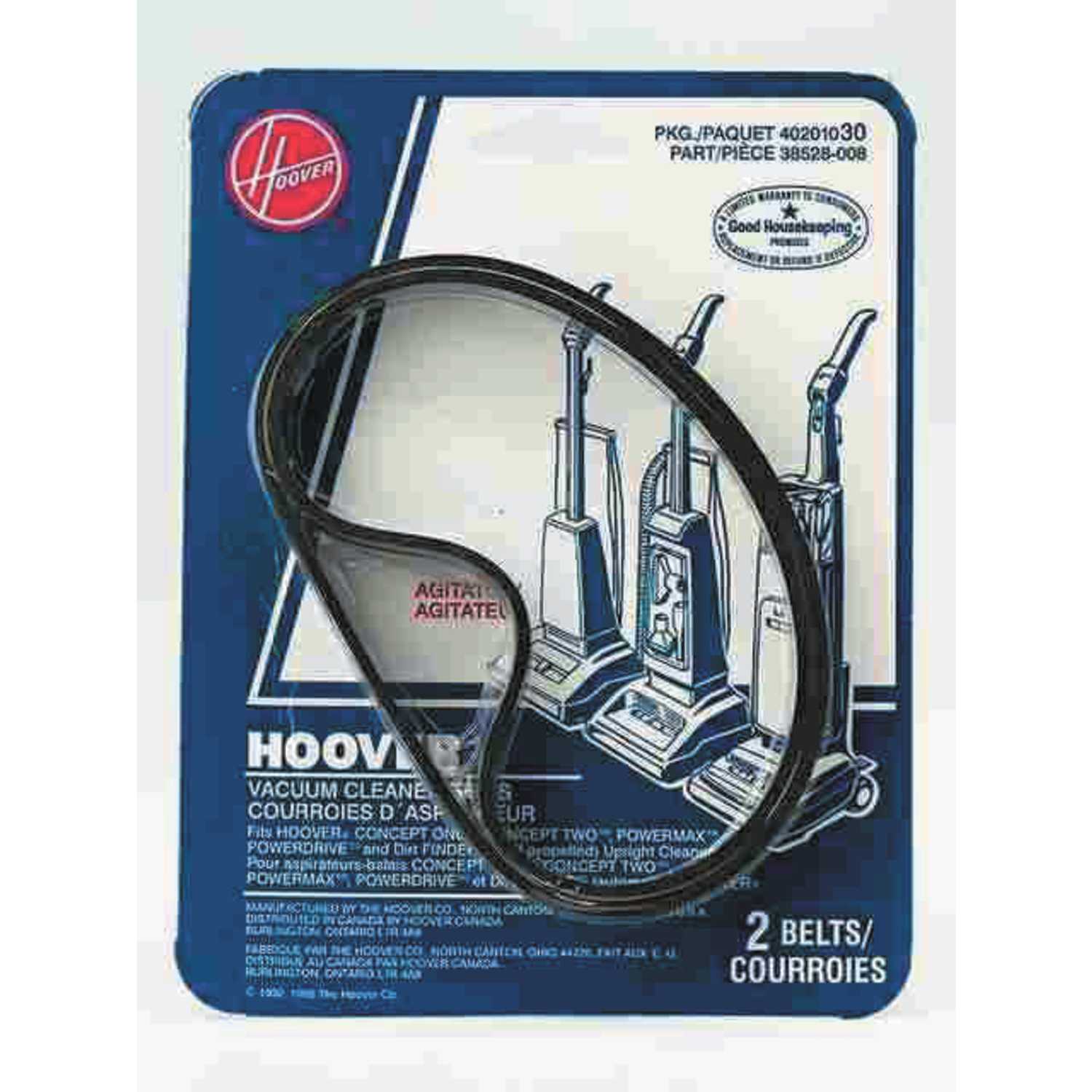 Hoover Vacuum Belt For Fits Hoover Convertible Decade 80 and Decade 800 Models 2 Ace Hardware