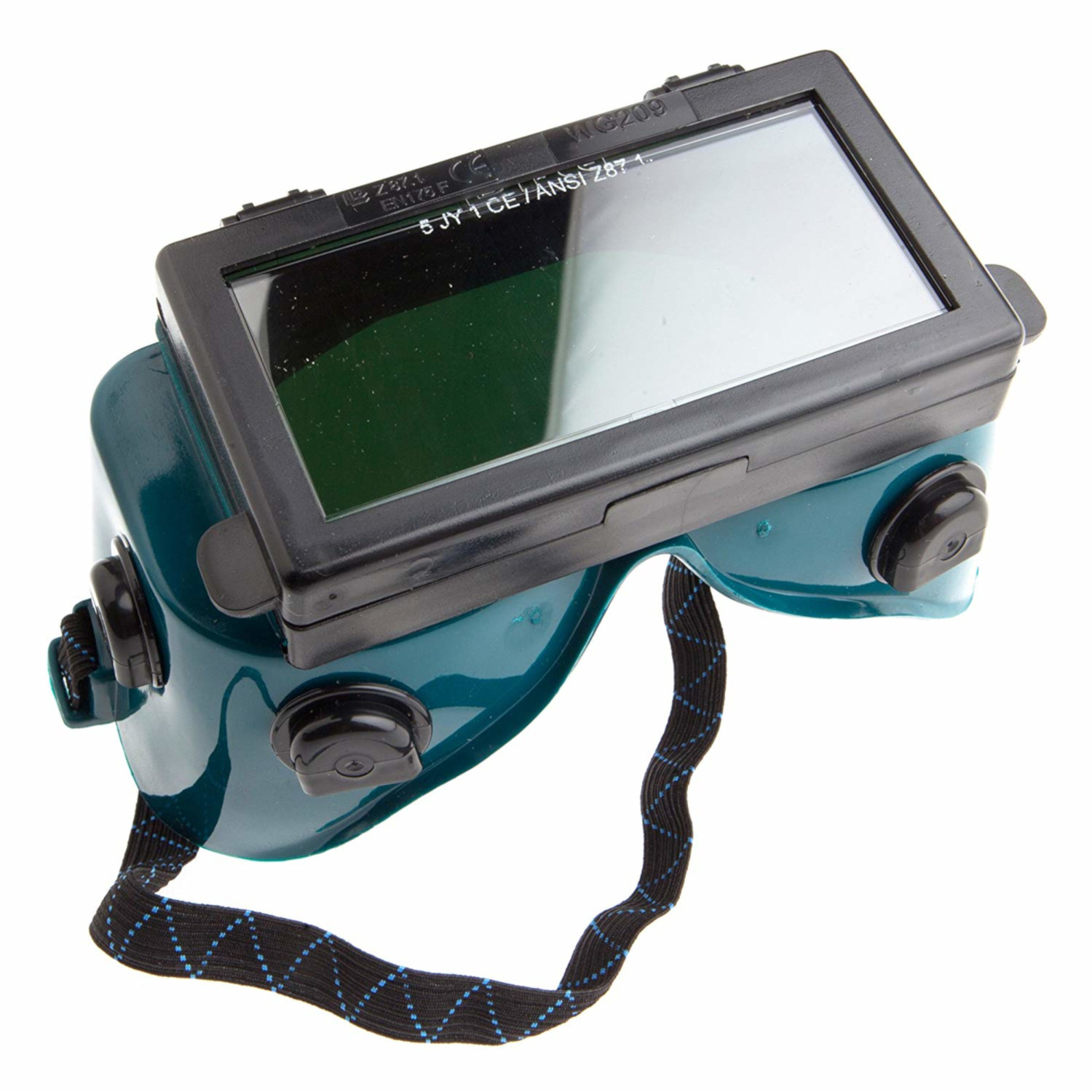 Photos - Power Tool Accessory Forney 7 in. L X 3.5 in. W Welding Goggles Green 1 pk 55320 