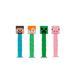 PEZ Minecraft Assorted Candy and Dispenser 0.58 oz