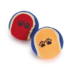 Boss Pet Digger's Multicolored Rubber Tennis Balls Medium to Large Sizes 2 pk