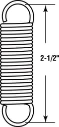 Prime-Line 2-1/2 in. L X 5/8 in. D Extension Spring 2 pk