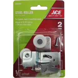 Ace 7/8 in. D X 1.38 in. L Nylon/Steel Roller Assembly 2 pk