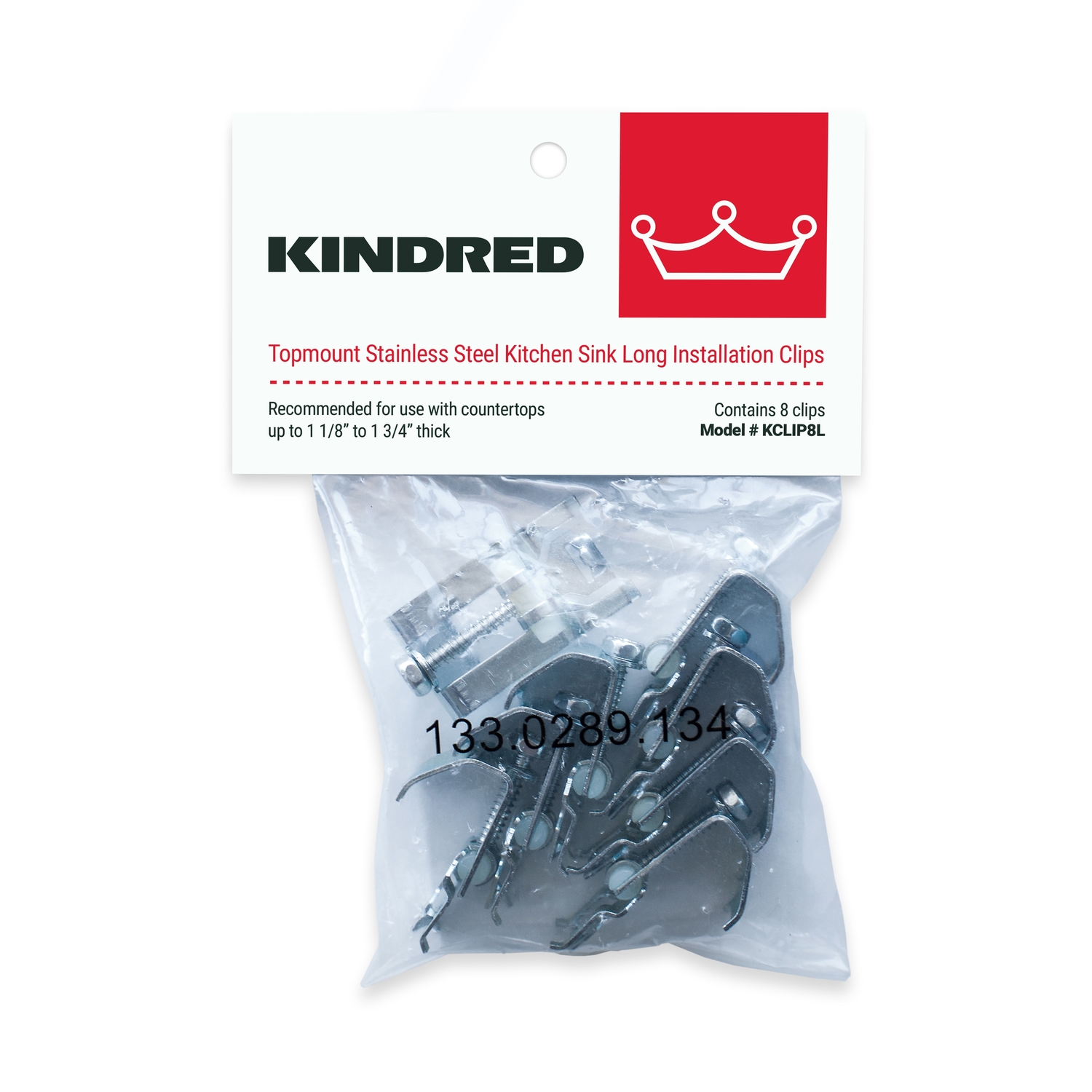 Photos - Other sanitary accessories Franke Kindred Stainless Steel Sink Clips KCLIP8L 