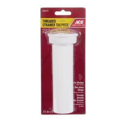 Ace 1-1/2 in. D X 6 in. L Plastic Tailpiece