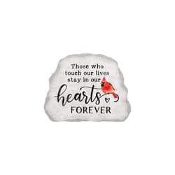 P. Graham Dunn 6 in. H X 1 in. W X 7 in. L Gray MDF Touch Our Lives Tabletop Sign