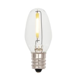 Westinghouse C7 E12 (Candelabra) Filament LED Bulb Warm White 4 Watt Equivalence 1 pk
