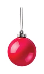Xodus Innovations LED Red Globe Ornament 5 in.