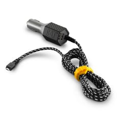 CAT USB Charge and Sync Cable 6 ft. Black/White