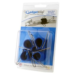 GadgetKlip 3 in. D X 1.75 in. L Blue Plastic Cable Management Clip