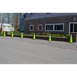 Mr. Chain JBC 36 in. Round Green Safety Cone 6 pk