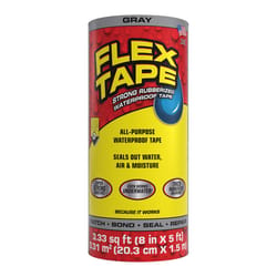 Flex Seal Family of Products Flex Tape 8 in. W X 5 ft. L Gray Waterproof Repair Tape