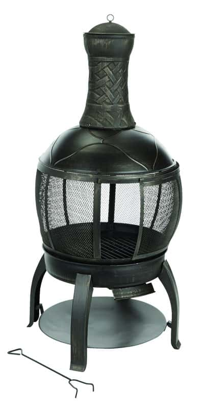 Living Accents Chimenea Multiple Fire Pit 47 In H X 22 In W Cast