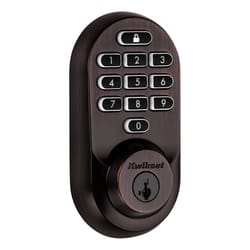 Kwikset SmartKey Halo Venetian Bronze Metal Wi-Fi Deadbolt