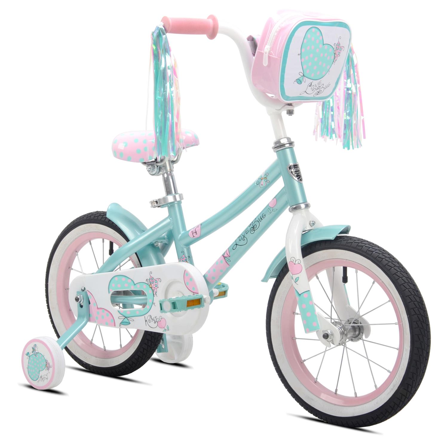 Kent Girls 14 in. D Bicycle Crystal Blue Sansujyuku sansujyuku.com