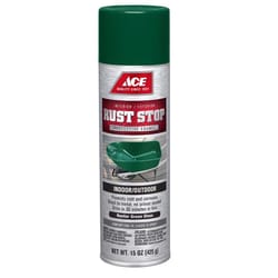 Ace Rust Stop Gloss Hunter Green Protective Enamel Spray Paint 15 oz