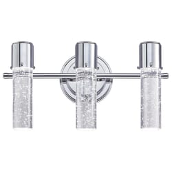 Westinghouse 3 Chrome Gray Wall Sconce