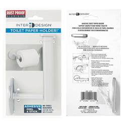 iDesign Metro Silver Aluminum Toilet Paper Holder