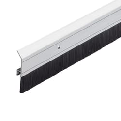 M-D BUILDING PRODUCTS Silver Aluminum Brush Sweep For Doors 36 in. L X 2.25 in.