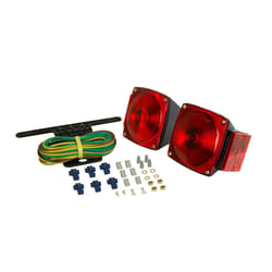 Hopkins Trailer Red Square Stop/Tail/Turn LED Light Kit
