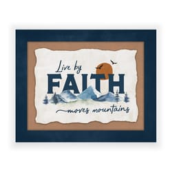 P Graham Dunn 11.75 in. H X 0.5 in. W X 14.75 in. L Multicolored MDF Live by Faith Wall Decor