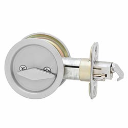 Kwikset Satin Chrome Privacy Lock 1-3/8 in.