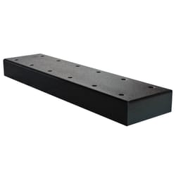 Mail Boss Galvanized Steel Black 5 in. W X 20 in. L Mailbox Mounting Plate