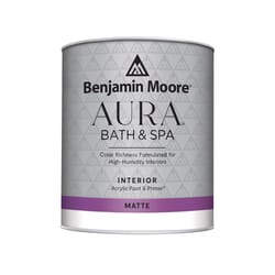 Benjamin Moore Aura Bath & Spa Matte Base 1 Paint Interior 1 qt