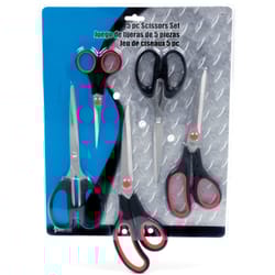 Performance Tool Project Pro Stainless Steel Scissors Set 5 pc