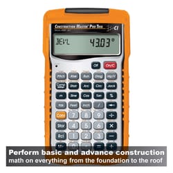 Calculated Industries Master Pro Trig Gray 11 digit Construction Calculator
