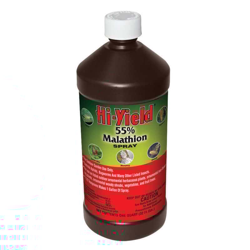 HiYield 55 Malathion Spray Liquid Concentrate Insect Killer 32 oz