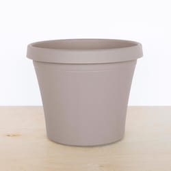 Bloem Terra 10.75 in. H X 13 in. W X 9 in. D Resin Traditional Planter Pebble Stone