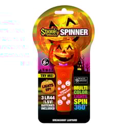 Magic Seasons 7.5 in. Prelit Spooky Spinner Lights