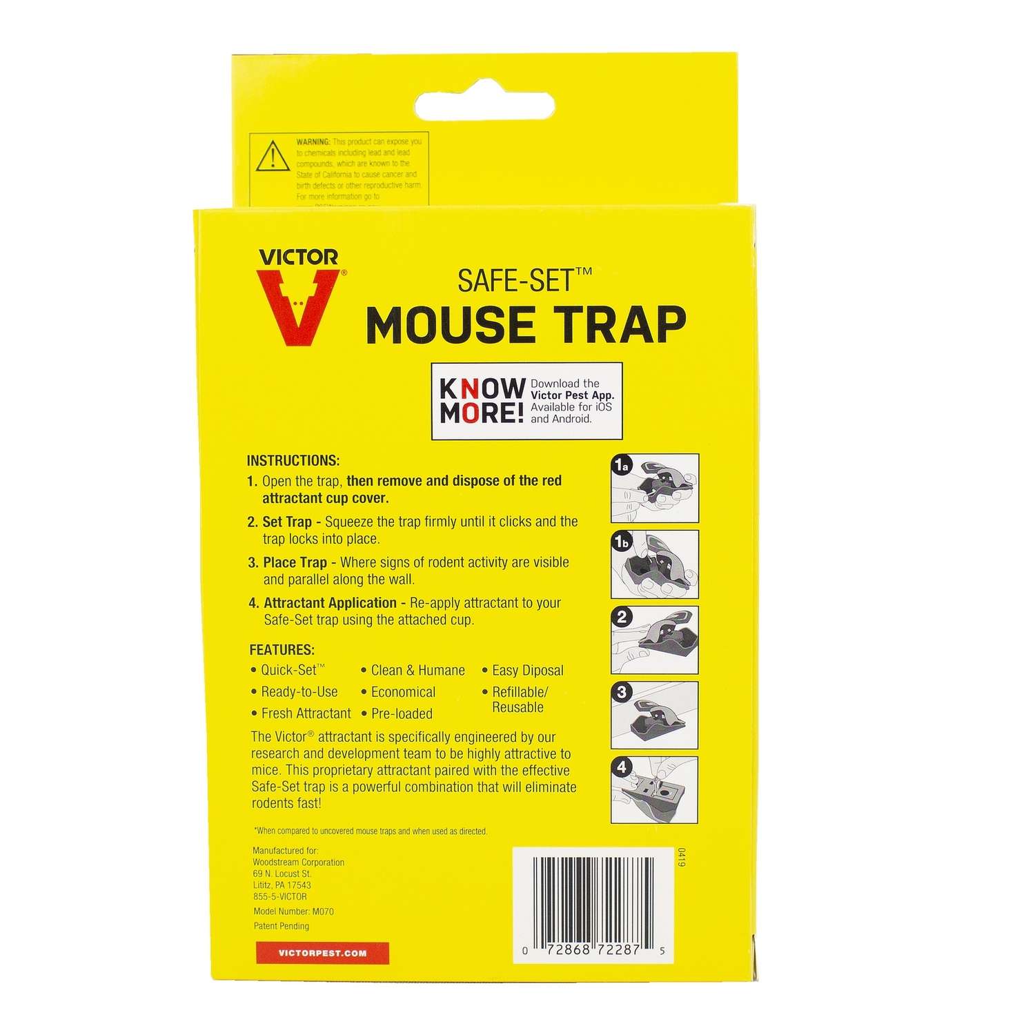 Victor Small Snap Trap For Mice 2 pk - Ace Hardware
